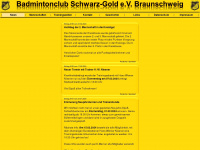 badminton-club-schwarz-gold.de Thumbnail