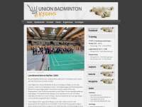 badminton-krems.at Webseite Vorschau