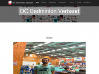 badminton-ooe.at Webseite Vorschau