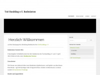 badminton-raubling.de Webseite Vorschau