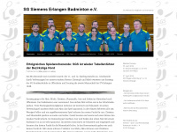 badminton-sgs.de Webseite Vorschau