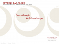 badorrek-therapie.de Webseite Vorschau