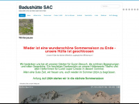badushuette.ch Webseite Vorschau
