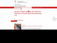 dpg-brandenburg.de Webseite Vorschau