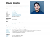 davidziegler.net Webseite Vorschau