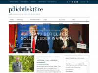 pflichtlektuere.com Webseite Vorschau