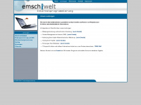 emschwelt.de Webseite Vorschau