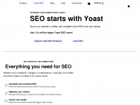 yoast.com Webseite Vorschau