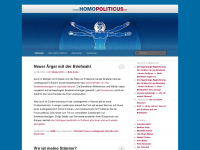 homopoliticus.de Webseite Vorschau