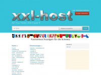 xxl-host.com Webseite Vorschau