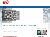 used-broadcast-sale.de Webseite Vorschau