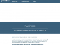 placetec.ch Webseite Vorschau