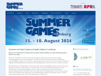summer-games-limburg.de Webseite Vorschau