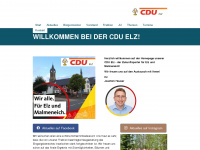 cdu-elz.de Webseite Vorschau