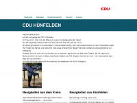 cdu-huenfelden.de Webseite Vorschau