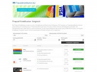 prepaidkreditkarten.biz Webseite Vorschau