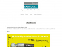 baechtold-gmbh.ch Webseite Vorschau