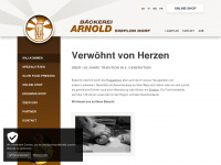 baeckerei-arnold.ch Webseite Vorschau