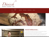 baeckerei-duenisch.de Webseite Vorschau
