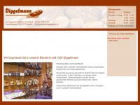 baeckerei-diggelmann.ch Webseite Vorschau