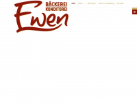 baeckerei-ewen.de Webseite Vorschau