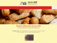 baeckerei-juris.de Webseite Vorschau