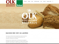 baeckerei-olk.de Webseite Vorschau
