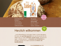 baeckerei-tabler.de Webseite Vorschau