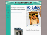 baeckerei-teucher.de Webseite Vorschau