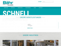 baehr-anlagenbau.de Webseite Vorschau