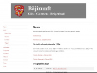 baejizunft.ch Webseite Vorschau