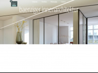 baenziger-innenarch.ch Webseite Vorschau