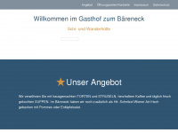 baereneck.at Webseite Vorschau