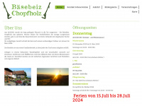 baesebeiz-chopfholz.ch Webseite Vorschau