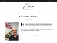 baeumle-kochservice.de Webseite Vorschau