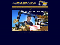 baggerspass.de Webseite Vorschau