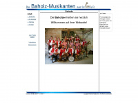 baholz-musikanten.de Webseite Vorschau