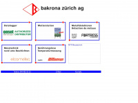 bakrona-zuerich.ch Webseite Vorschau
