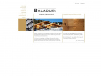 baladur.ch Webseite Vorschau