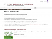 baldingen-evangelisch.de Webseite Vorschau
