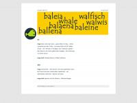 baleia.ch Webseite Vorschau