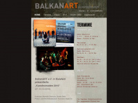 balkan-art.de Webseite Vorschau