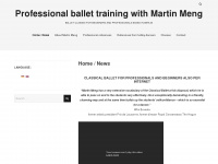 ballet-mjm.de Webseite Vorschau