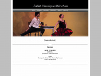 balletclassiquemuenchen.de Webseite Vorschau