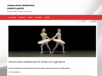 ballett-johannabraun.de Webseite Vorschau