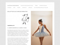 ballettschule-bankston.de Webseite Vorschau