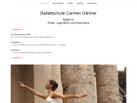 ballettschule-gaertner.de Webseite Vorschau