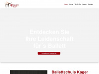 ballettschule-kager.at Webseite Vorschau