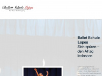 ballettschule-lopes.de Webseite Vorschau