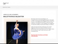 ballettschule-salzgitter.de Webseite Vorschau